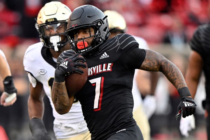 Louisville running back Tiyon Evans